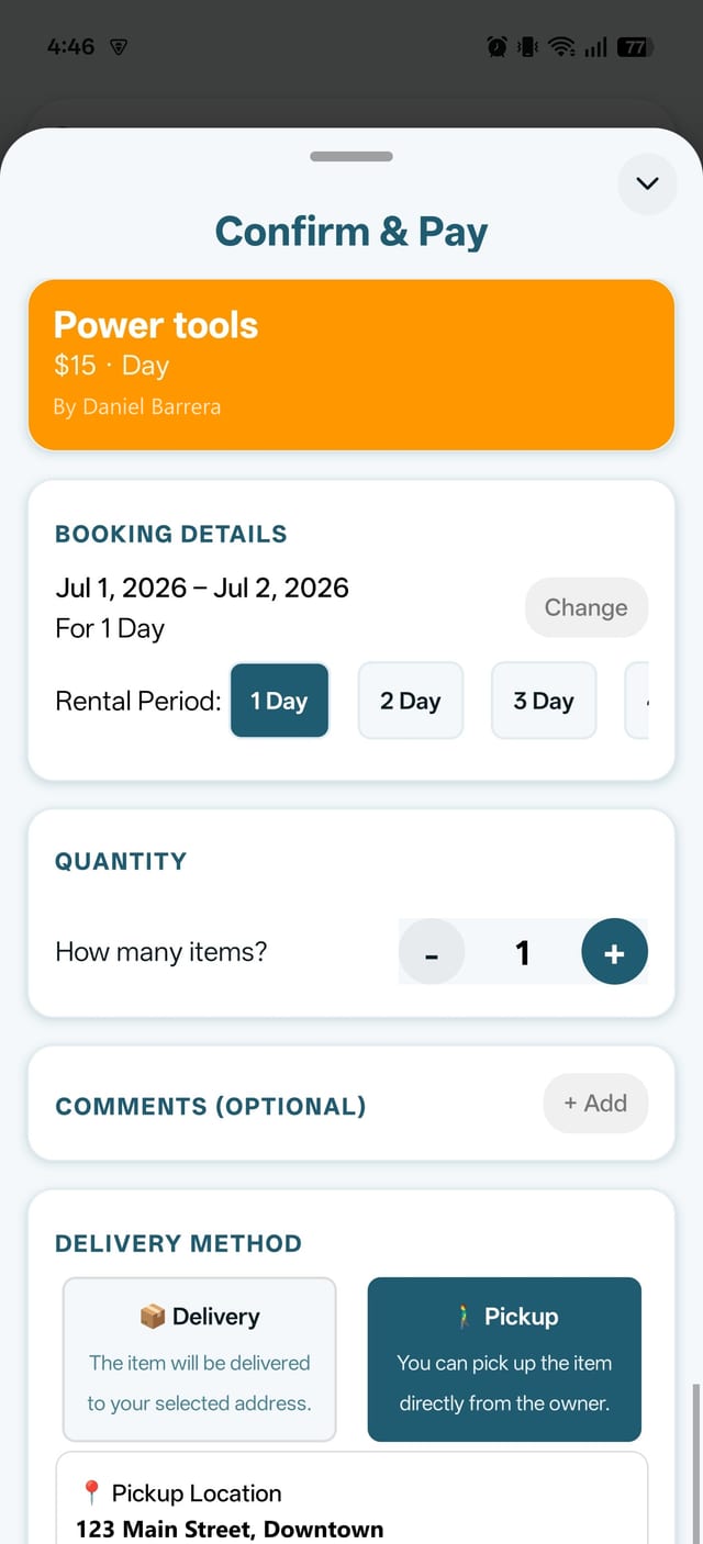 Return & review